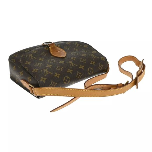 LOUIS VUITTON Saint Cloud GM Shoulder Bag Monogram Leather Brown M51242 80FA523 - Picture 5 of 10